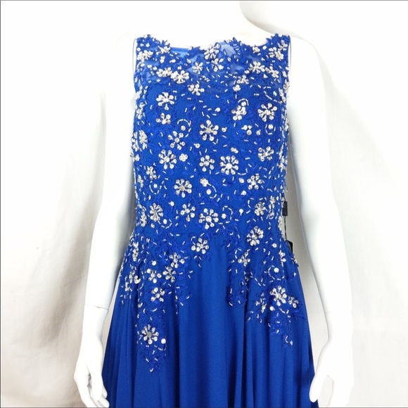 Izilady formal gown royal blue sz 10 - Picture 6 of 10